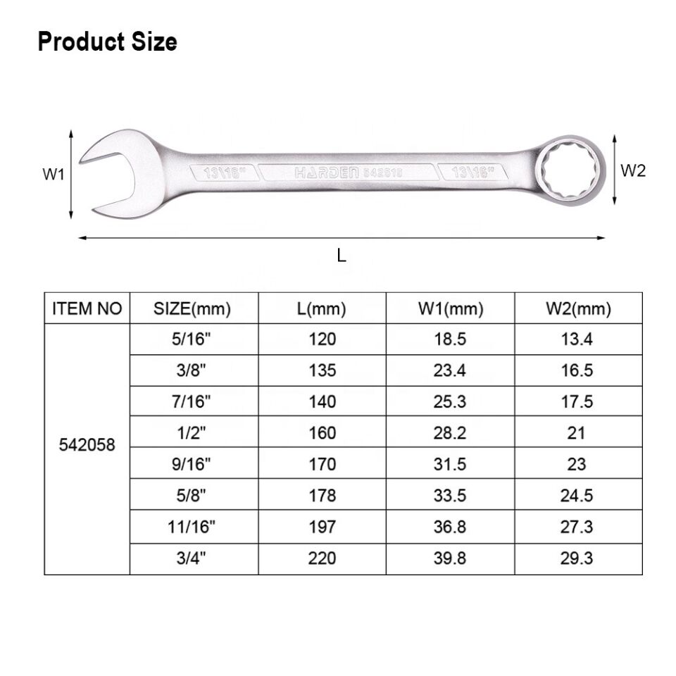 KOMBİNE ANAHTAR SETİ 8 PARÇA