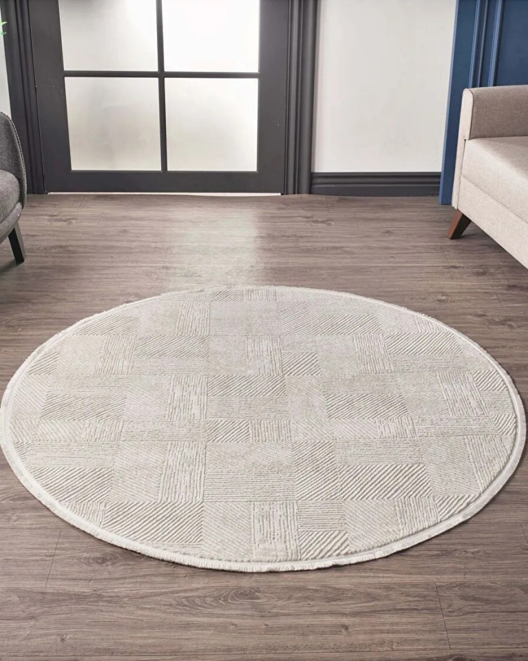 HALI SAÇAKLI YUVARLAK WELSOFT 100X100