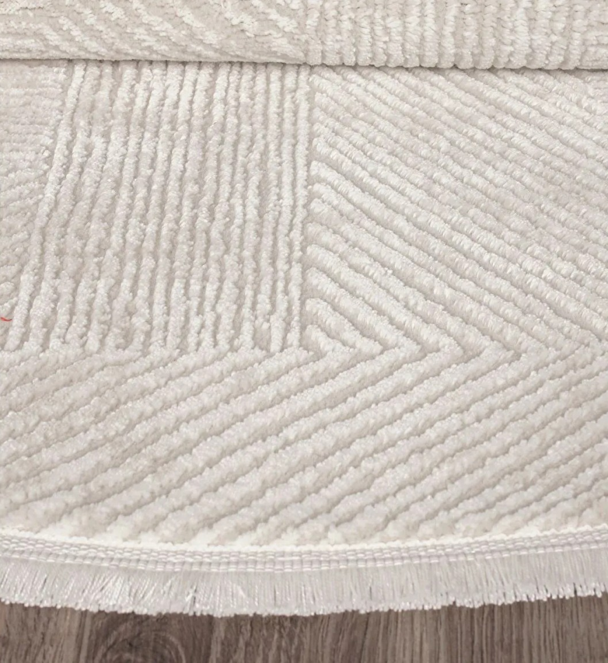 HALI SAÇAKLI YUVARLAK WELSOFT 100X100