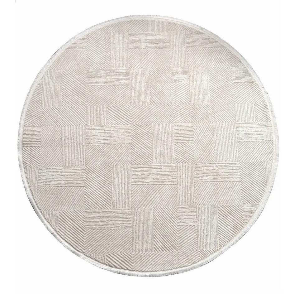 HALI SAÇAKLI YUVARLAK WELSOFT 100X100