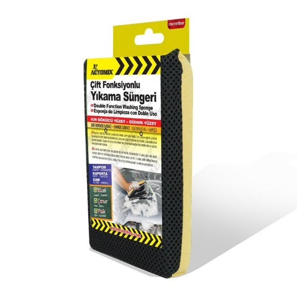 AUTOMIX ÇİFT FONKSİYONLU YIKAMA SÜNGERİ