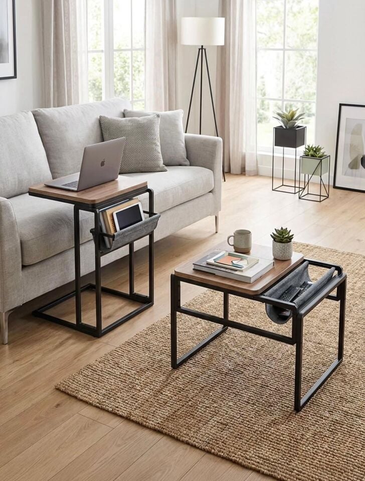 ORTA VE YAN SEHPA ÇAM 45x62x45CM