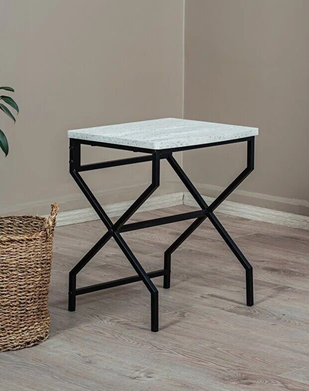 SEHPA ZİGON 3LÜ X AYAK TRAVERTEN 44x52x36CM