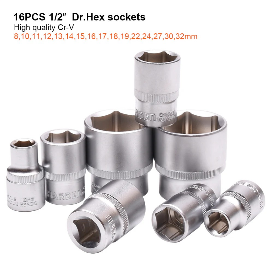 LOKMA ANAHTAR VE SOKET SETİ 23 PARÇA 1/2''