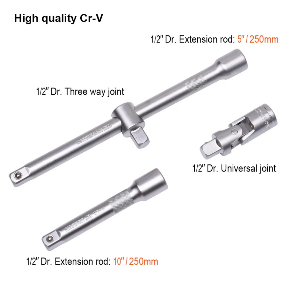 LOKMA ANAHTAR VE SOKET SETİ 23 PARÇA 1/2''
