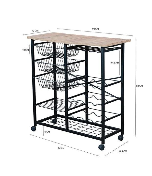 MASA BAR BANGO ÇAM 90x90x40CM