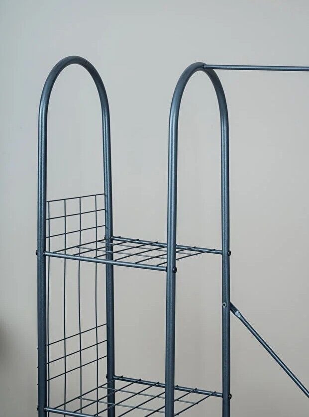 ASKILIK 5 RAFLI SİYAH 105x163x32CM