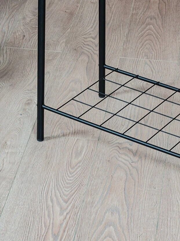 ASKILIK TEK RAFLI SİYAH 89x137x30CM