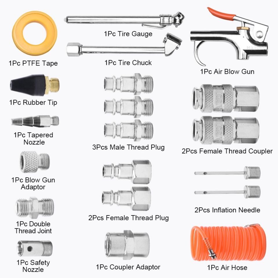 HAVA TABANCASI SETİ 20 PARÇA