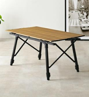 KAMP MASASI KATLANABİLİR SİYAH PROFİL