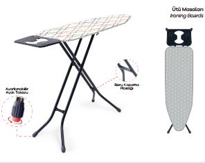 ÜTÜ MASASI PRESENT LUX FİŞSİZ 38X120CM