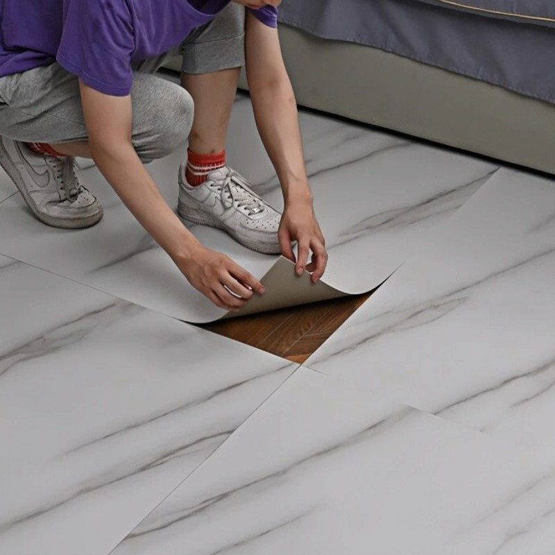 PVC YER DÖŞEMESİ YF-609 CARRARA  60x60 CM