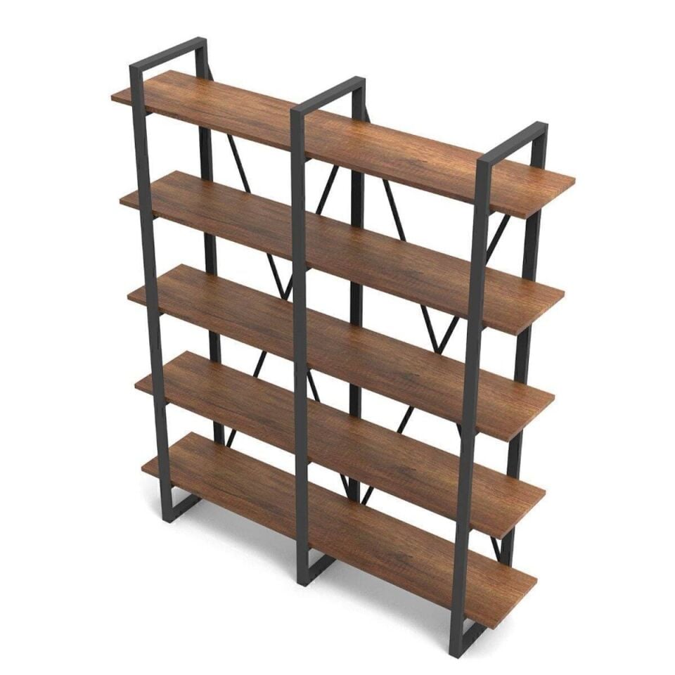 KİTAPLIK 5 RAFLI 1548x295x1800MM BAROK