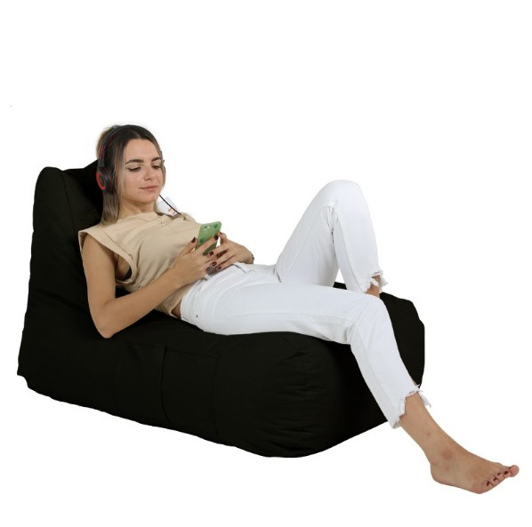 KOLTUK & YATAK PUF TRENDY SİYAH