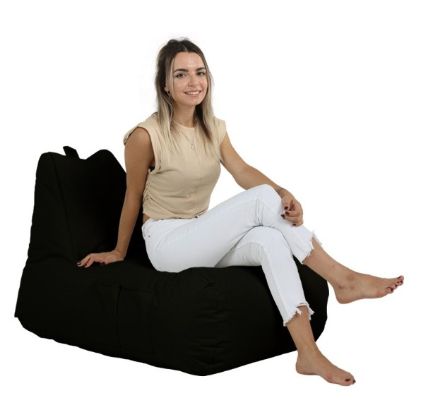 KOLTUK & YATAK PUF TRENDY SİYAH