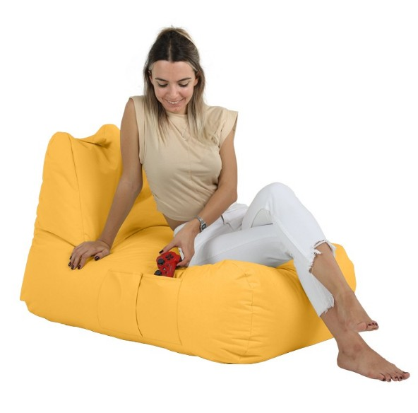 KOLTUK & YATAK PUF TRENDY SARI