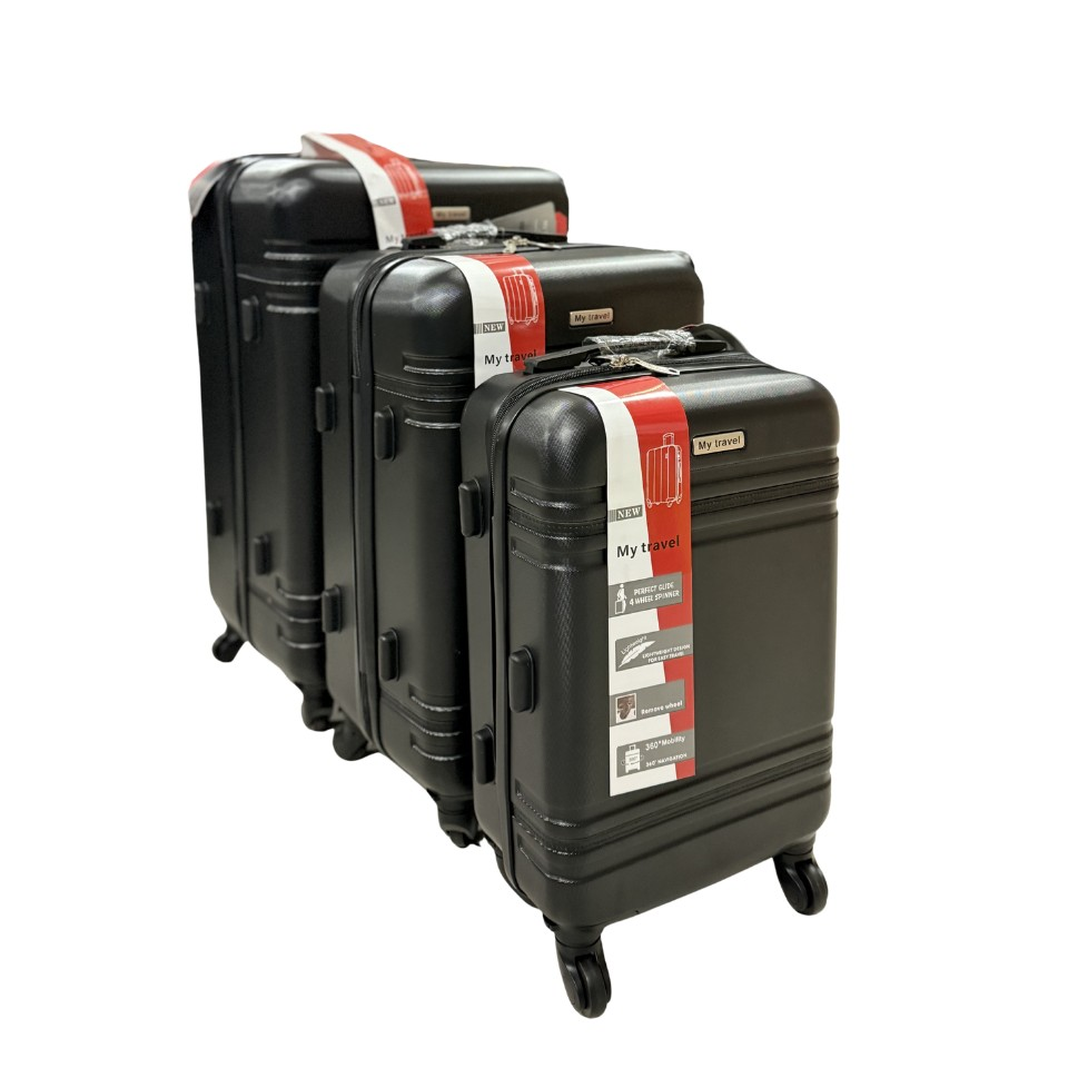 VALİZ 3LÜ SET DÜZ