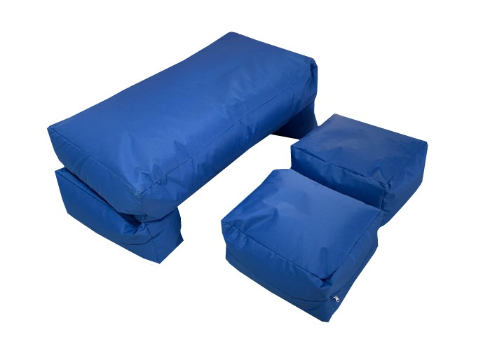 KOLTUK PUF ÇOCUK İKİLİ MAVİ
