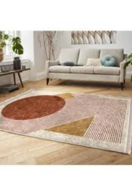 HALI TABLO MOTİFLİ GEOMETRİK BOHEM 80X120