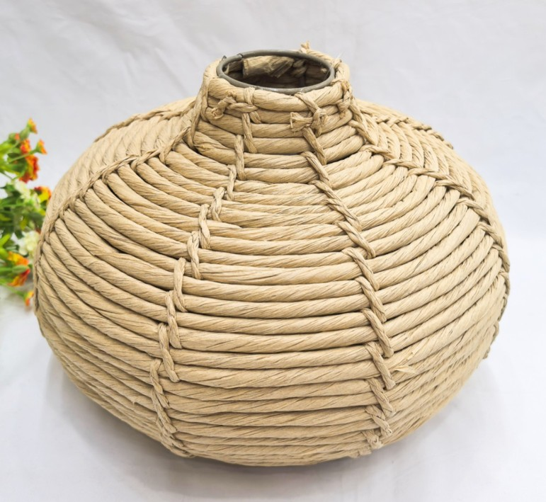 HASIR DEKORATİF VAZO 20X15CM
