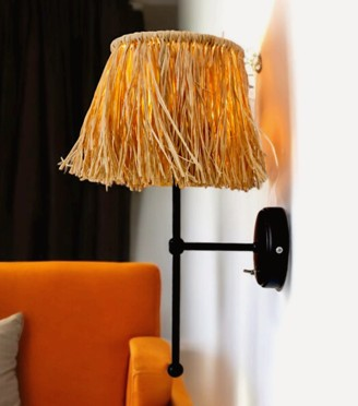 APLİK PİLLİ RAFYA BAŞLIK SİYAH GÖVDE