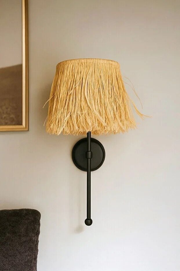 APLİK PİLLİ RAFYA BAŞLIK SİYAH GÖVDE