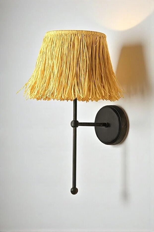 APLİK PİLLİ RAFYA BAŞLIK SİYAH GÖVDE