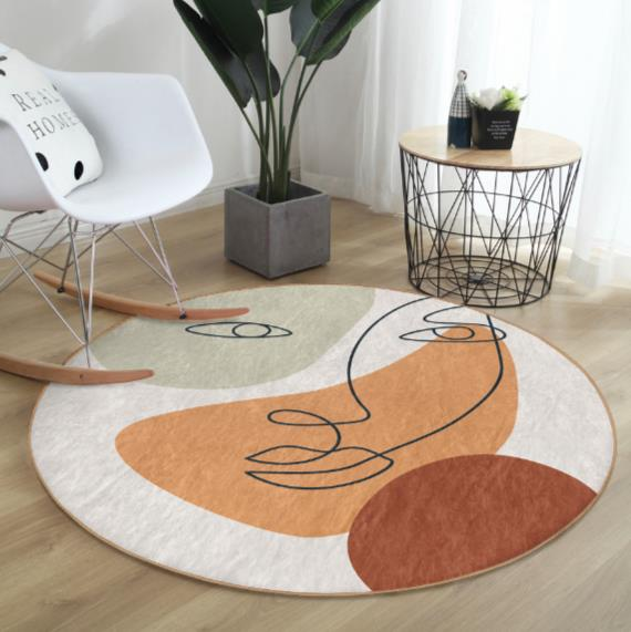 HALI BOHEM RENKLİ YUVARLAK 120CM