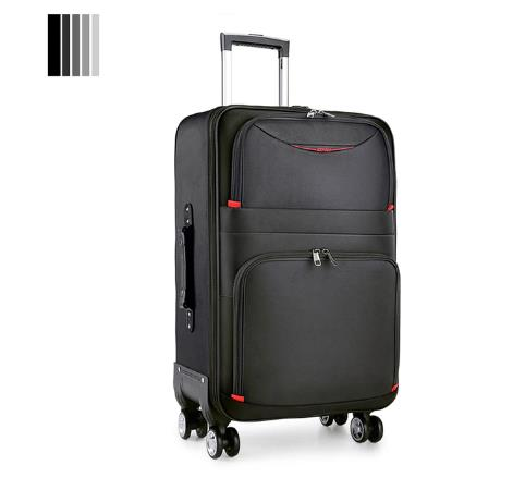 VALİZ KUMAŞ KIRMIZI DETAY BÜYÜK BOY