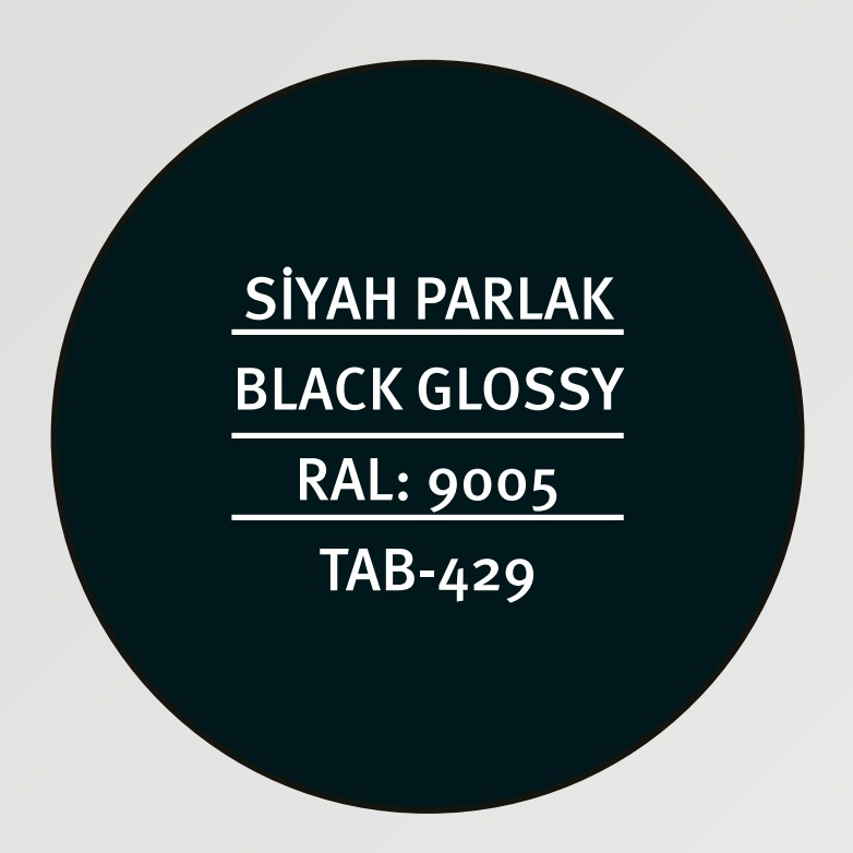 SPREY BOYA AKRİLİK SİYAH PARLAK 400ML KOLİ/12AD TP