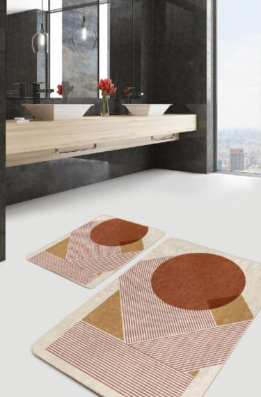 PASPAS TABLO MOTİFLİ GEOMETRİK DESEN SET 2 Lİ