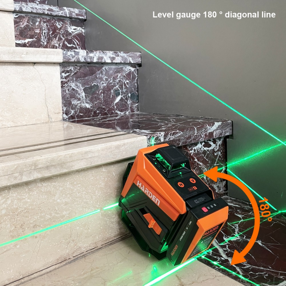 LAZER TERAZİ YEŞİL HİZALAMA 16 ŞERİT 520Nm