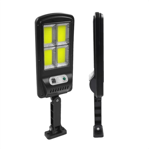 SOLAR DÖRT PANEL KUMANDA SOKAK LAMBA SİYAH TP