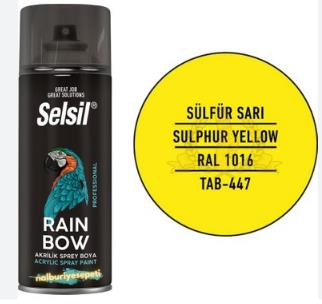ORT-SPREY BOYA AKRİLİK SÜLFÜR LİMON SARI 400ML KOL