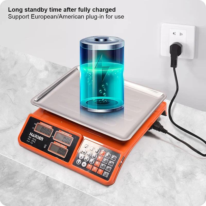 TERAZİ 40KG/2GR  340X240MM LED EKRAN