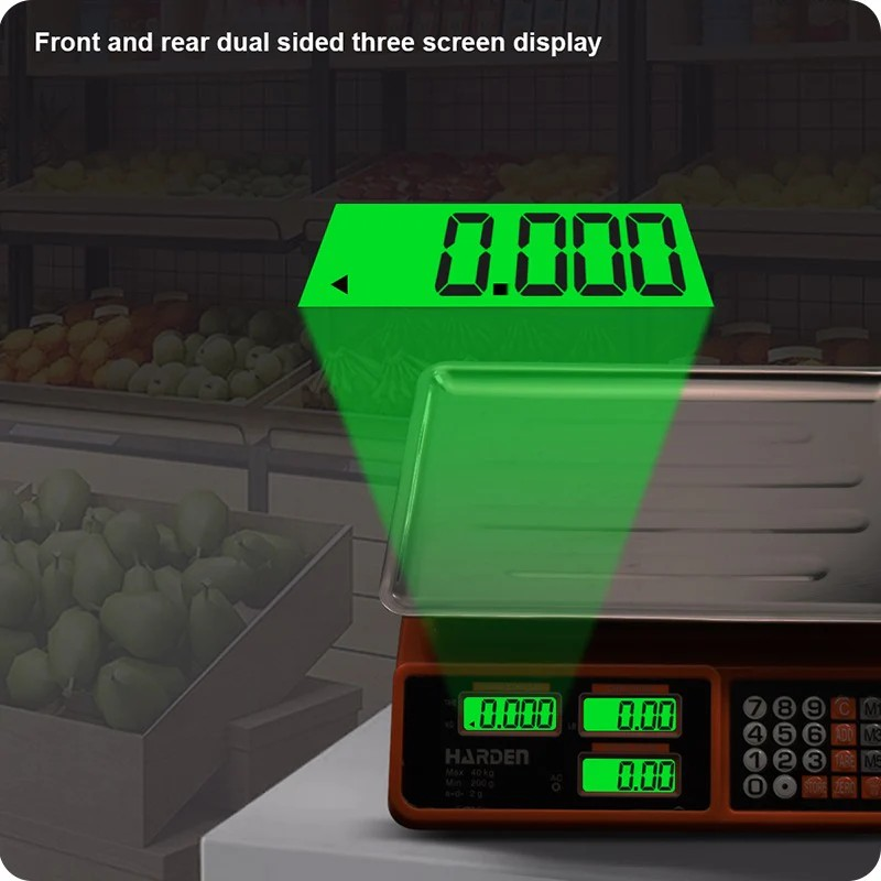 TERAZİ 40KG/2GR  340X240MM LED EKRAN