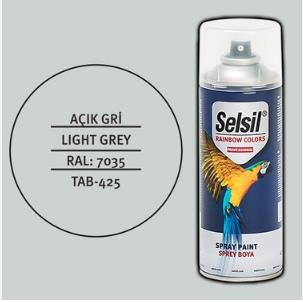 SPREY BOYA AKRİLİK AÇIK GRİ LİGHT 400ML KOLİ/12AD