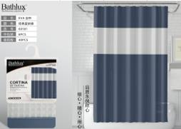 EVA BANYO PERDESİ 180*180 CM MAVİ