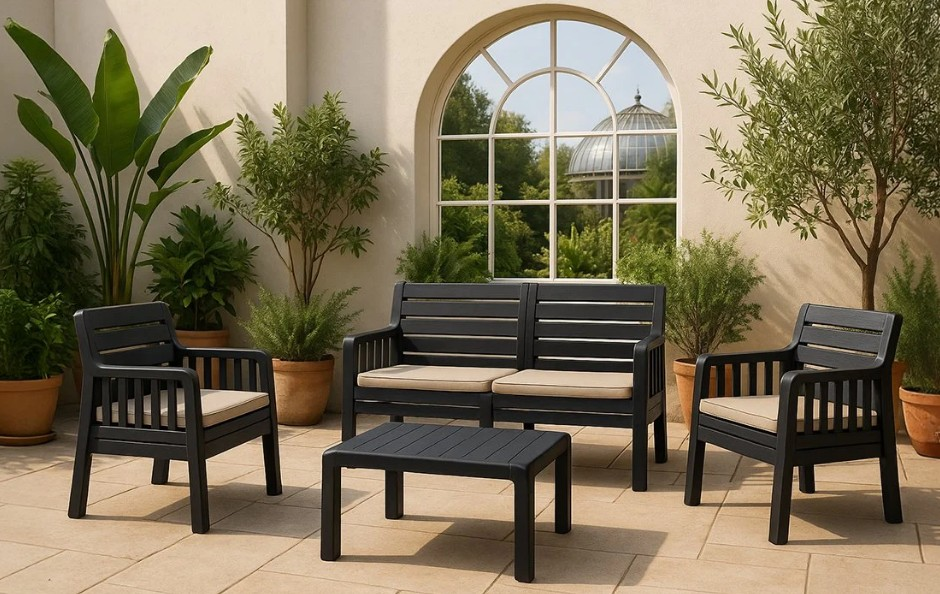 NET*/ OTURMA GRUBU 2+1+1 LARA MİNDERLİ ANTRASİT