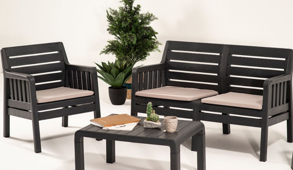 NET*/ OTURMA GRUBU 2+1+1 LARA MİNDERLİ ANTRASİT