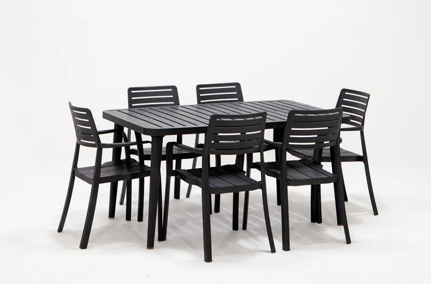 NET*/ MASA LUCIA 6 AD. SANDALYE ANTRASİT