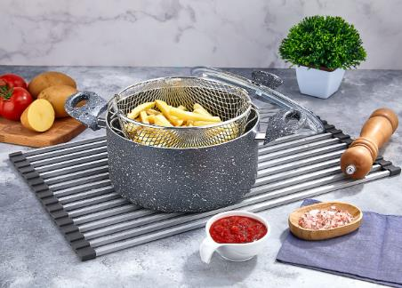 TENCERE DERİN GRANİT FIESTA 22 CM