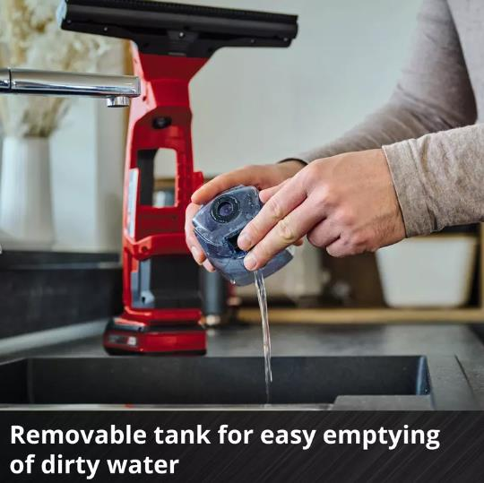 AKÜLÜ CAM TEMİZLEME MAKİNESİ 18V (AKÜ DAHİL DEĞİL)