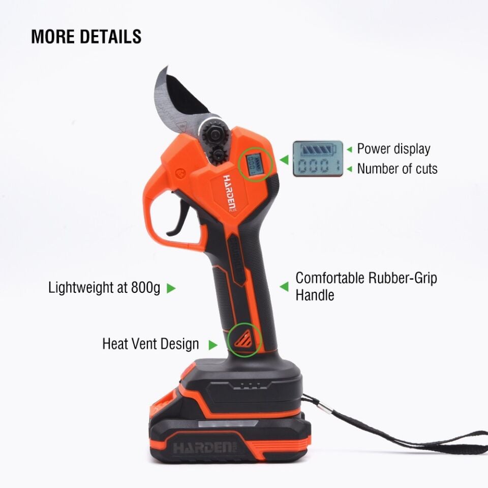 AKÜLÜ BUDAMA MAKASI 20V SET