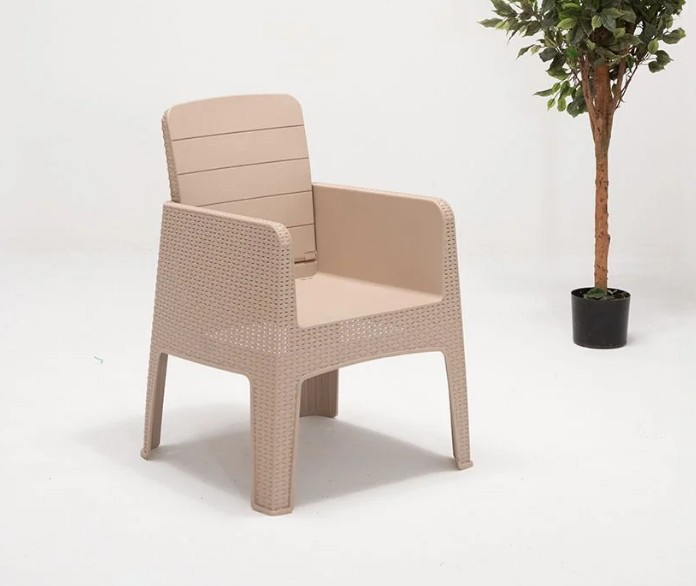 NET*/ MASA RATTAN 6 AD APEX SANDALYE CAPPUCİNO