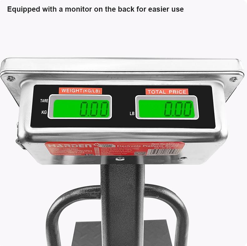 TERAZİ 300KG/2KG  400X500MM LED EKRAN