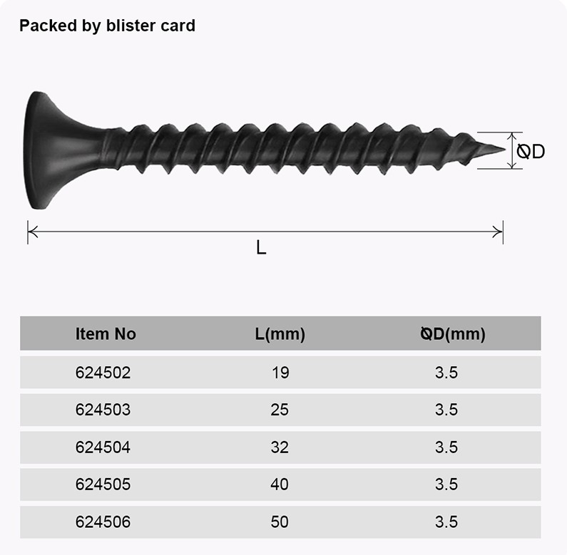 ALÇIPAN VİDA SETİ  3.5x40mm 17 PARÇA
