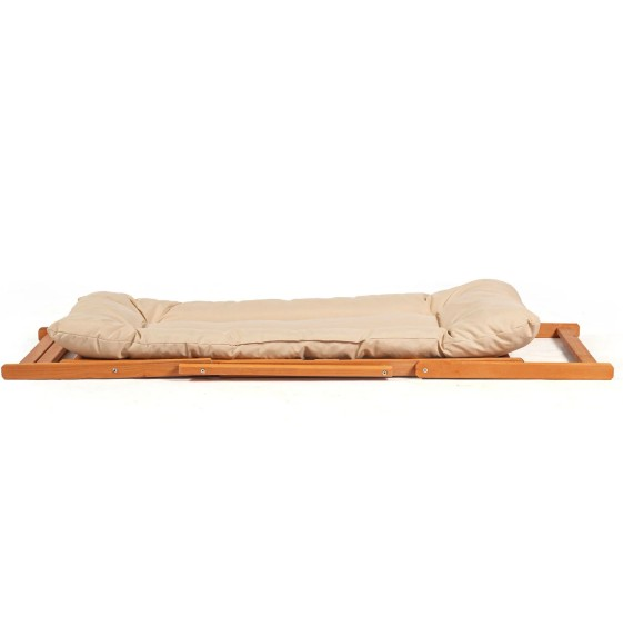 ŞEZLONG SETİ KATLANIR KREM MİNDERLİ SİMONA 2+1 TP
