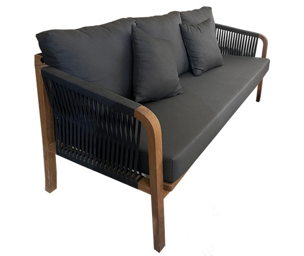 OTURMA GRUBU 5 KİŞİLK MİNDERLİ KREM SİYAH MİRA