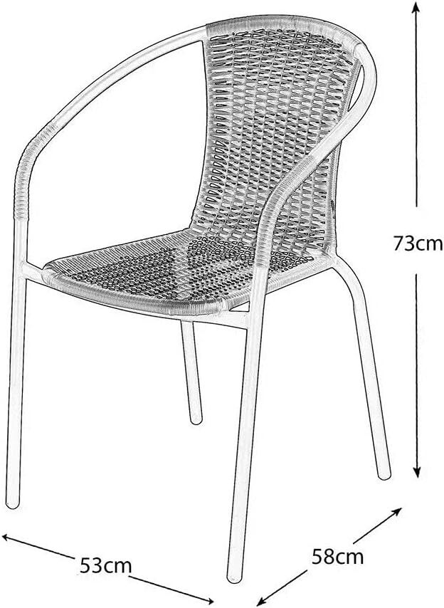 OTURMA SETİ OVAL 2Lİ SANDALYE + 1 BUZLU CAM SEHPA